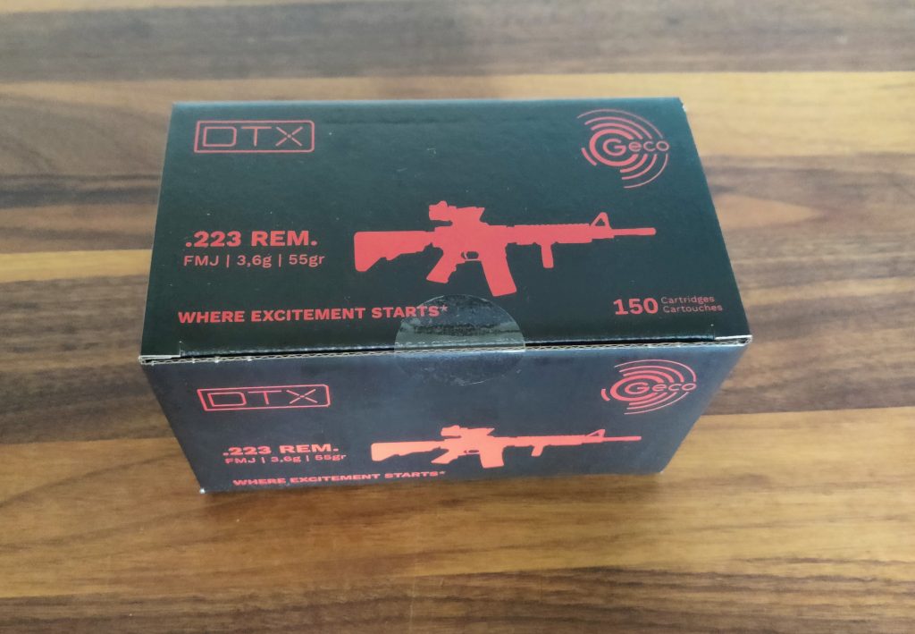 JSHD Waffenladen – Ihr Waffengeschäft für Jagd und Sport- Waffen in Heidelberg » Geco .223 Rem. DTX 55 grs. VM 150 Patronen